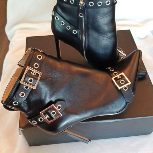 DIESEL HEELED FEMME-D D-STRAP BOOTS - Picture 5 of 7